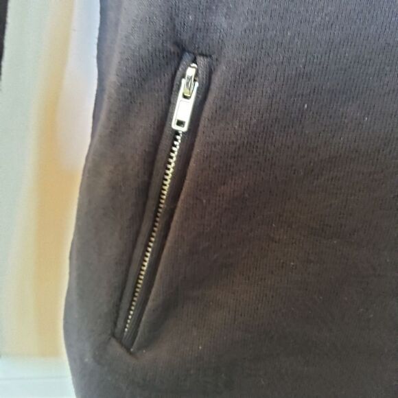 (3/$20) It's Our Time black long sleeve cowl neck sweater with zippered pockets - Picture 4 of 9